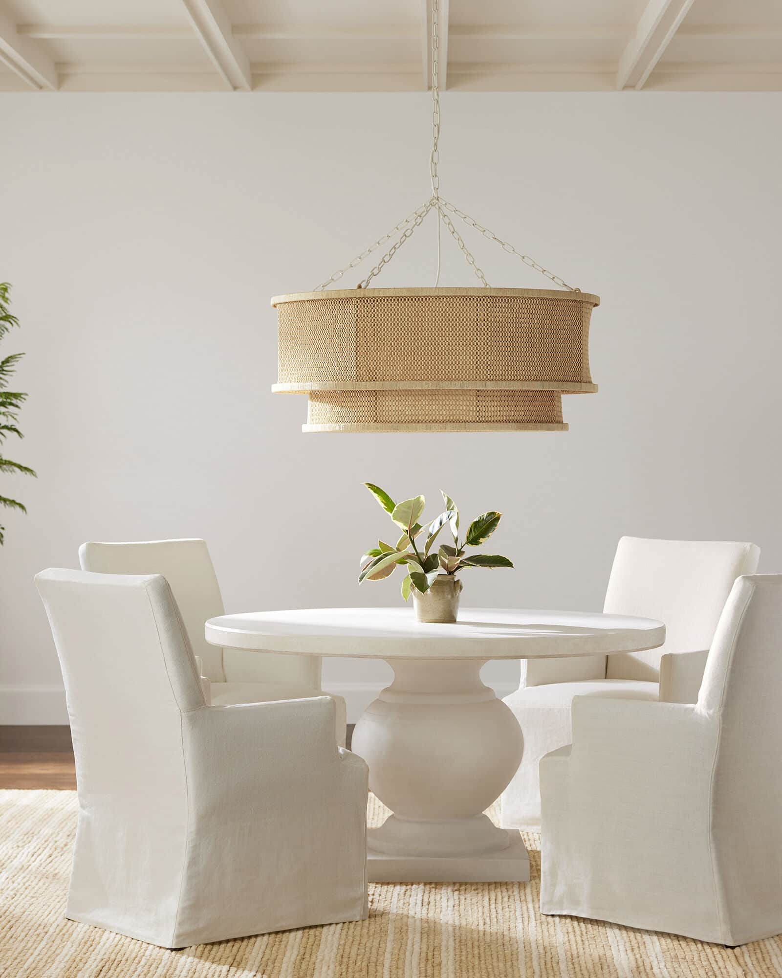 Serena & Lily spring collection dining room - round table