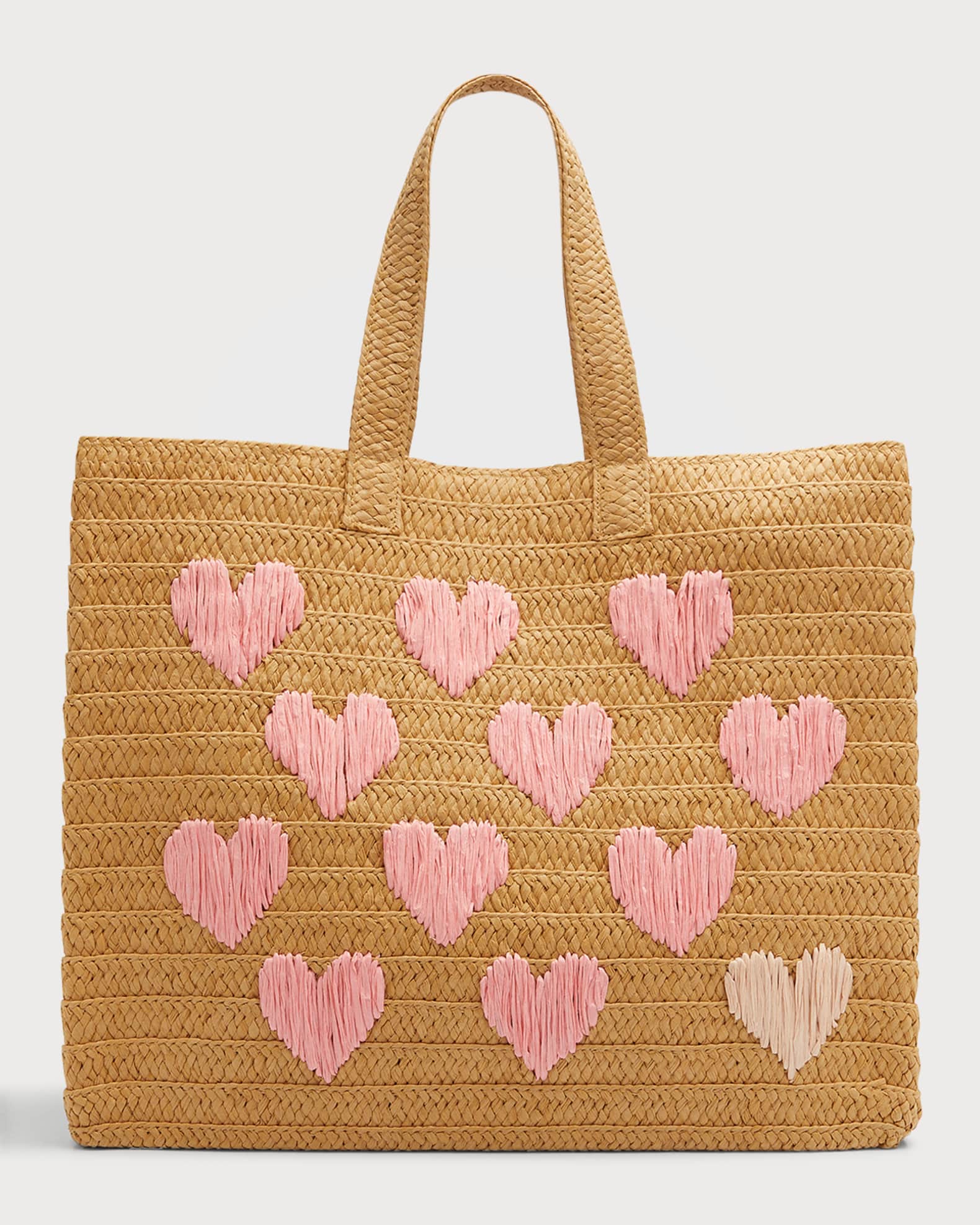 Embroidered Heart Tote Bag - neiman marcus