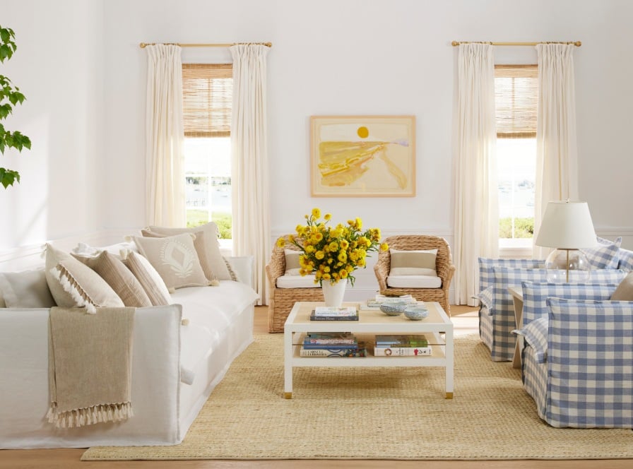 Lovely Living Room - serena & lily