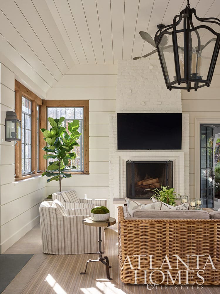 Architect Norman Askins and interior designer Amy Morris have teamed up to give a classic 1920s Tudor Revival home a new lease on life. Source: Atlanta Homes & Lifestyles Architect: Norman Askins Interior Design: Amy Morris Design Landscape Architect: Howard Design Studio Photography: Emily Followill