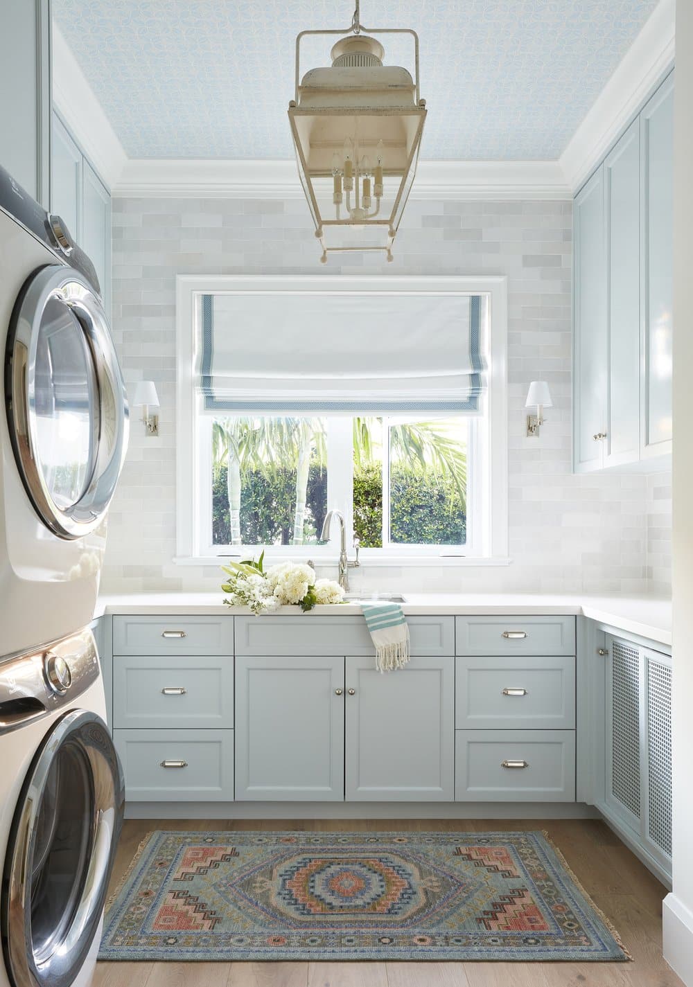 Functional Spaces Beautifully Designed by Kara Miller Interiors | Brantley Photography - Laundry room - tile floors