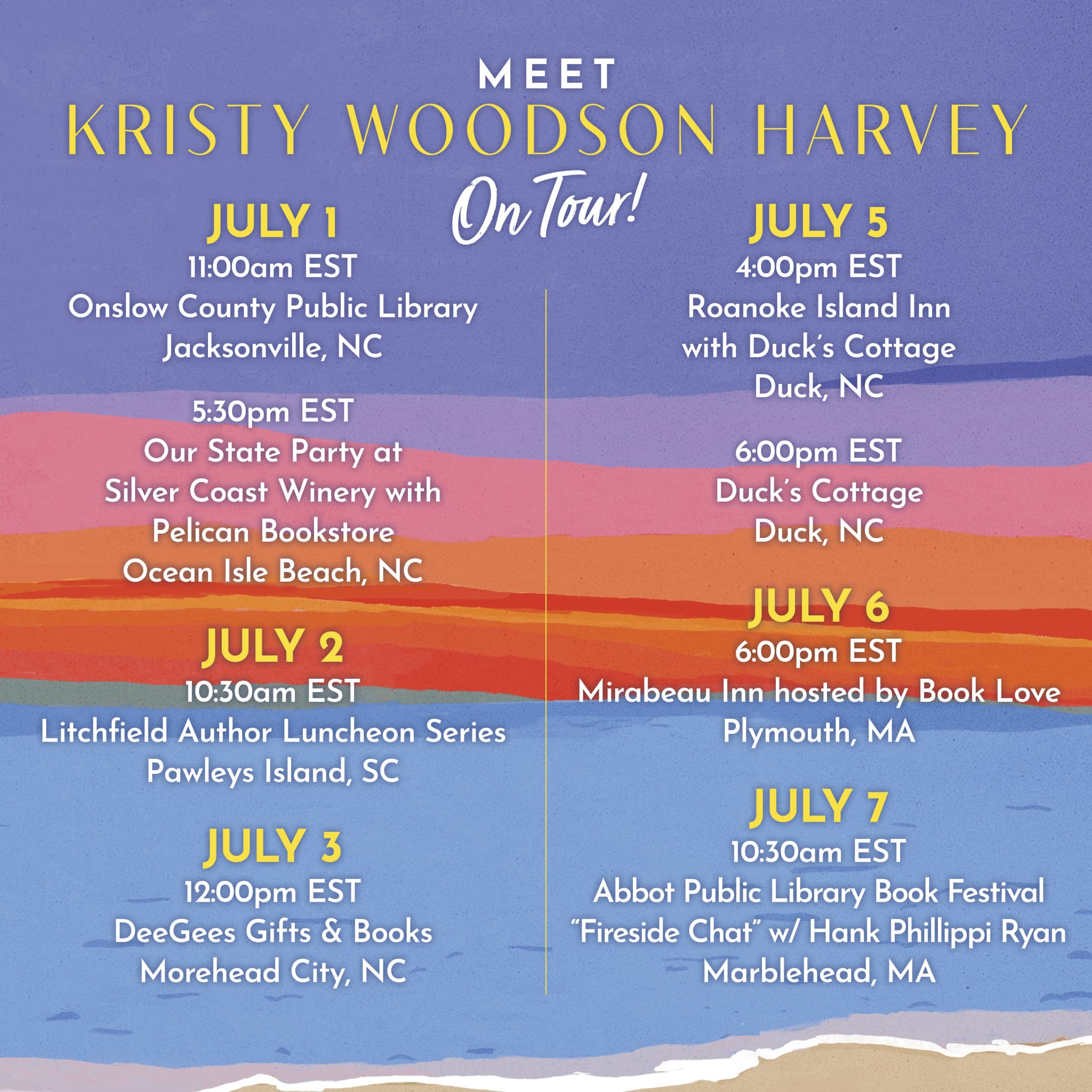  Tour Dates for A Happier Life - kristy woodson harvey