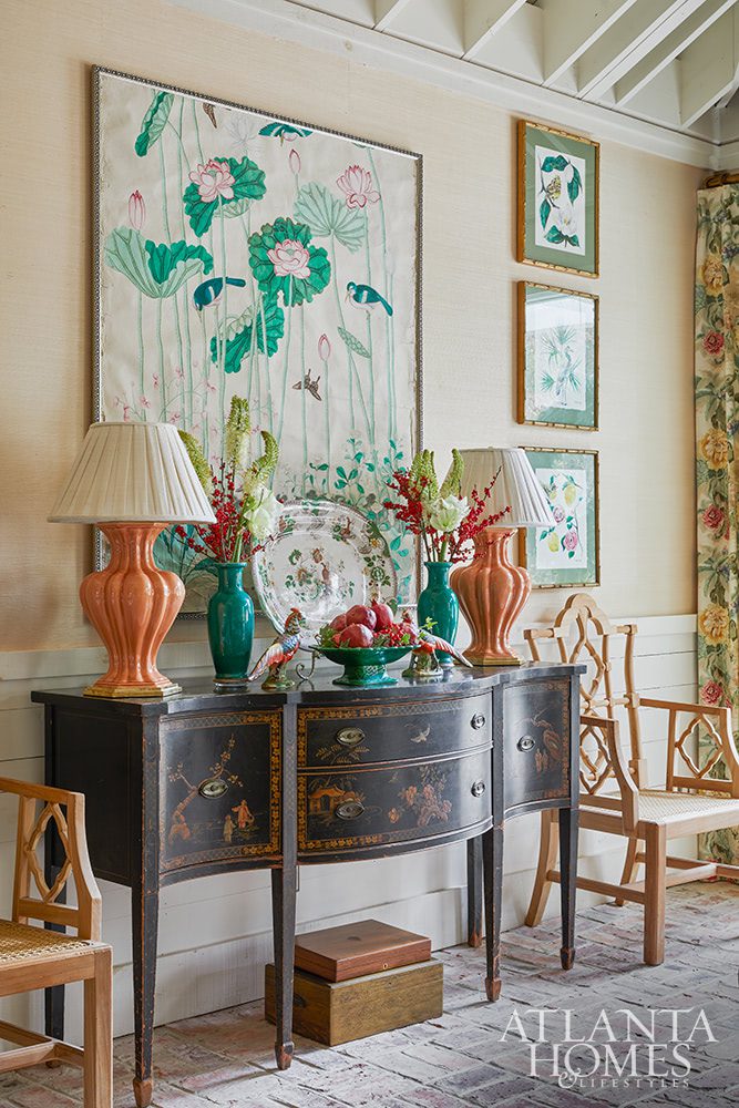 Farmdale, the Home of designer James Farmer, Spitzmiller and Norris Architects, Emily Followill Photographer via Atlanta Homes & Lifestyles If you could use a little inspiration today, check out fabulous Farmdale,  the home of one of our favorite designers, James Farmer in Atlanta Homes & Lifestyles. With an eye for beauty and a penchant for family tradition, Farmer's home is the height of timeless sophistication and Southern charm. 