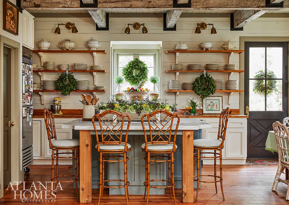 Farmdale, the Home of designer James Farmer, Spitzmiller and Norris Architects, Emily Followill Photographer via Atlanta Homes & Lifestyles If you could use a little inspiration today, check out fabulous Farmdale,  the home of one of our favorite designers, James Farmer in Atlanta Homes & Lifestyles. With an eye for beauty and a penchant for family tradition, Farmer's home is the height of timeless sophistication and Southern charm. 