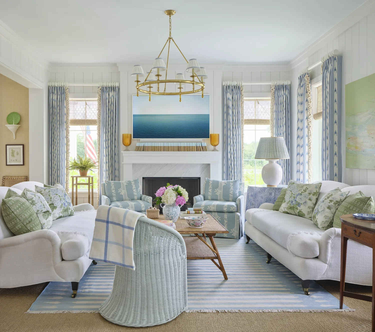 You know how much we love the designs of Kara Miller. And you can’t have too much of a good thing, right? So take a look inside her charming farmhouse! It’s a wonderful getaway — even if the getaway is only on your monitor! Brantley Photography