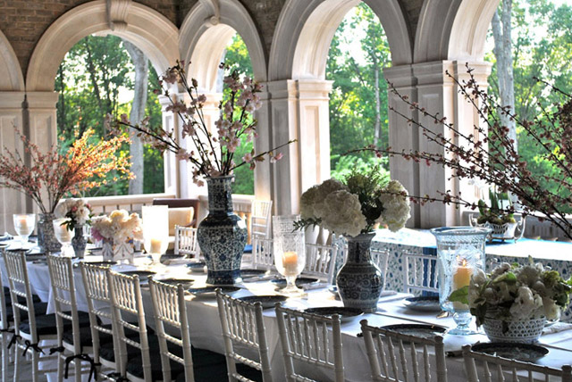 Yesterday was kind of like this... Bright, sunny, beautiful.  I sat outside in short sleeves for three hours getting sun, did yoga on the porch.  So, we are going to enjoy these warmer days in November, and we'll keep dreaming of these beautiful blues! The wonderful part is that, no matter what the sky decides, inside, it can be that perfect blue any time of year with blue and white decor!