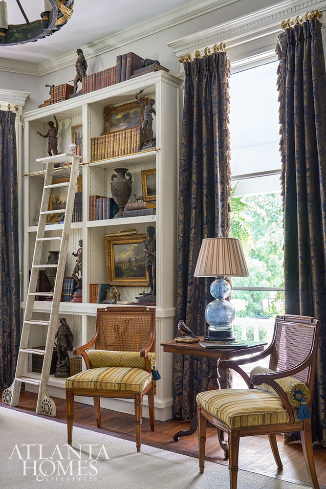 Dan Belman and Randy Korando, the owners of Atlanta's iconic Boxwoods Gardens & Gifts, transformed a historic Queen Anne home using maximalist decor ideas we love. In this style, texture, pattern, and color combine to create this "more is more" approach. From the stunning architectural details to the well-placed accessories, every element is perfection, inside and out!