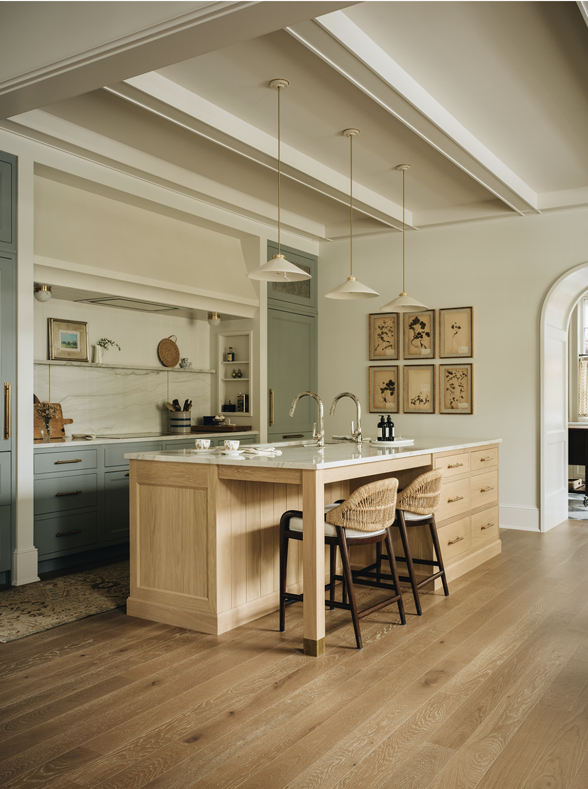 This gorgeous home with elegant interiors by Jean Stoffer Design and photographed by Stoffer Photography Interiors is the perfect combination of modern and traditional and hits all the high notes when it comes to style. So take a look around. You're welcome to stay as long as you like!