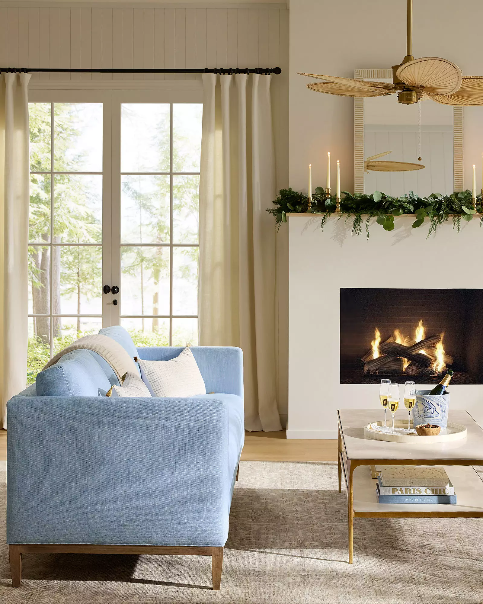 We can hardly believe how incredibly close we are getting to Christmas. Is it beginning to look like it at your house? Today, we are talking all about Christmas mantel ideas to inspire your own mantel decor. Serena & Lily