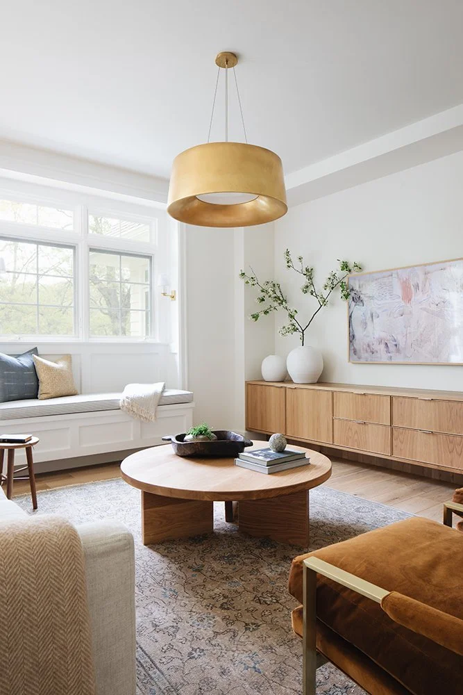  We hear it all the time, but boy is it hard to implement. One of the most overlooked steps in learning how to create a calm living space is editing.  Editing is everything - we always suggest taking away one more piece than you think you need. Negative space is not empty; it’s refreshing. Jean Stoffer Interior Design | Stoffer Photography Interior