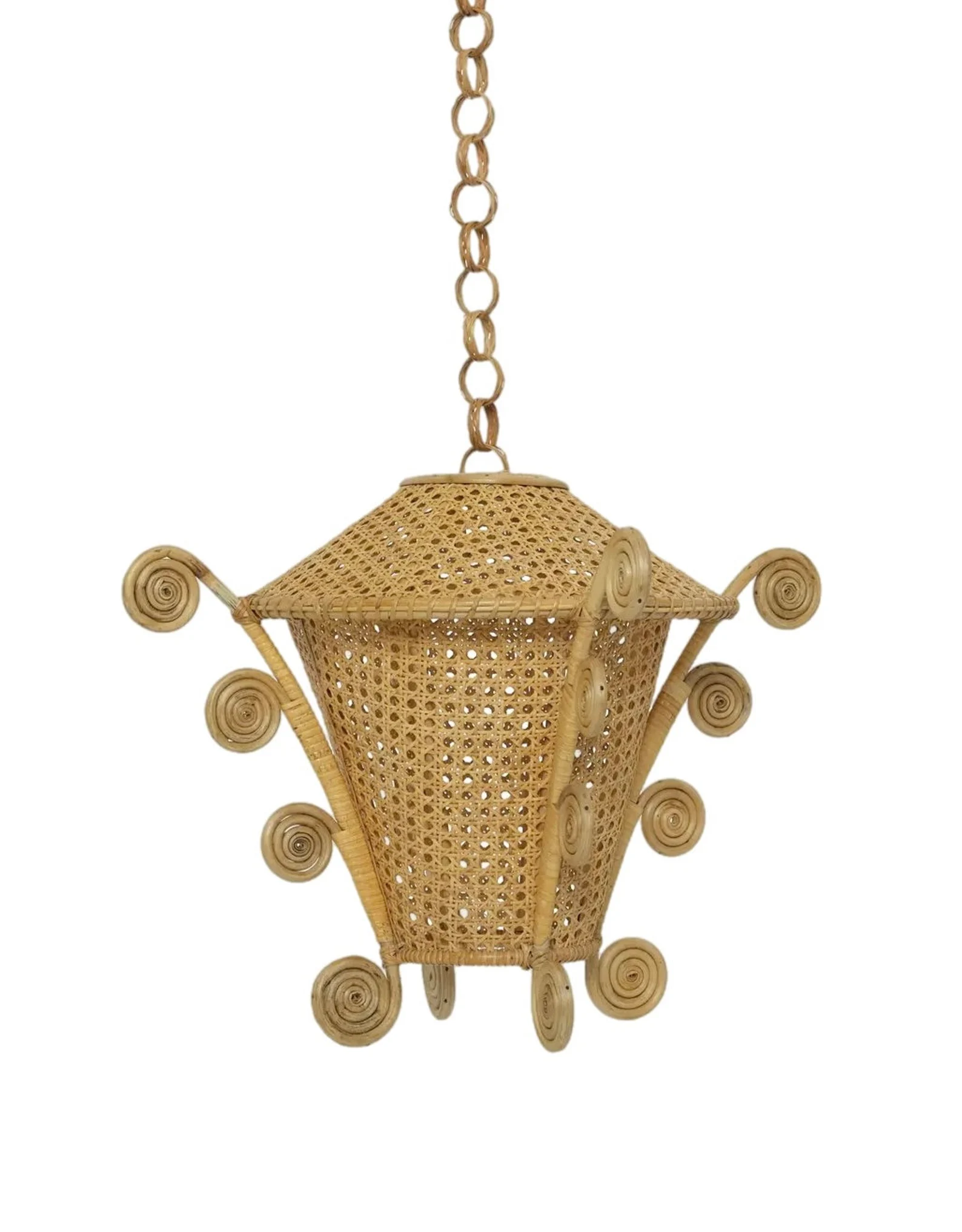 Perfect wicker lantern for a Southern Home Design. from Etsy