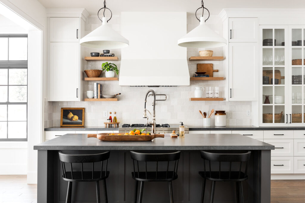 STYLING  Your Kitchen with Studio McGee - Lucy Call PHotography - kitchen island, kitchen style, kitchen remodel, white kitchen pendants - perfectly styled home