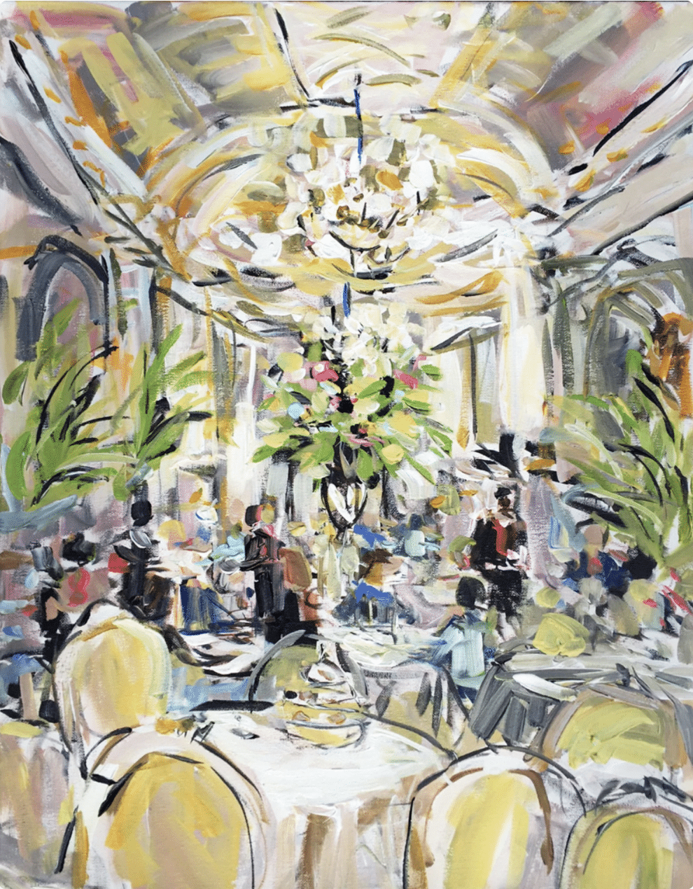 beautiful Maren Devine painting would make for a perfectly styled home