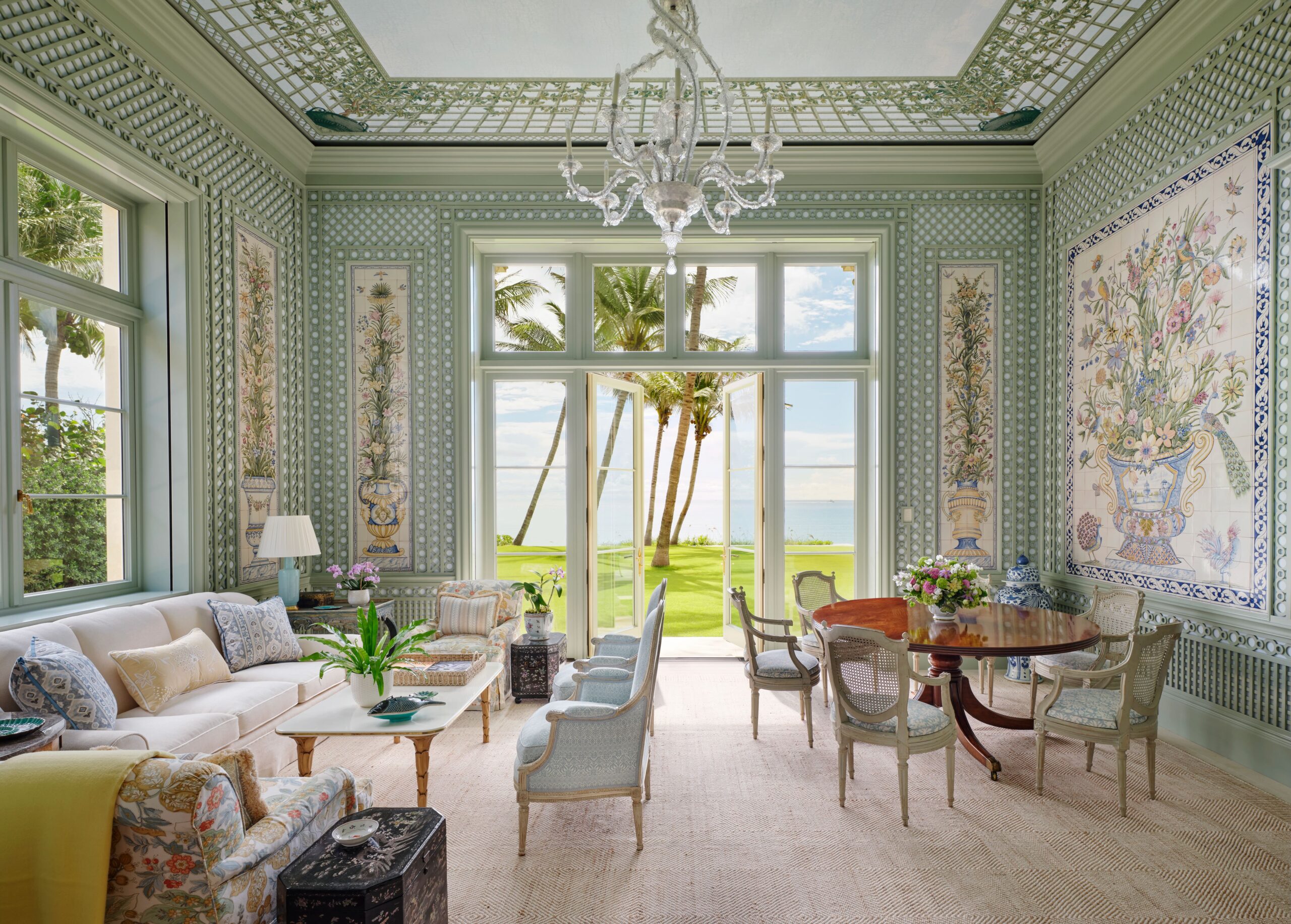 Francesco Lagnese PhotographyLiving room with lattice When it comes to inspired interior design, Bunny Williams and Elizabeth Lawrence are in a class all their own. And their new coffee table book, Decoration is absolutely brimming with breathtaking work that is sure to leave every reader inspired.