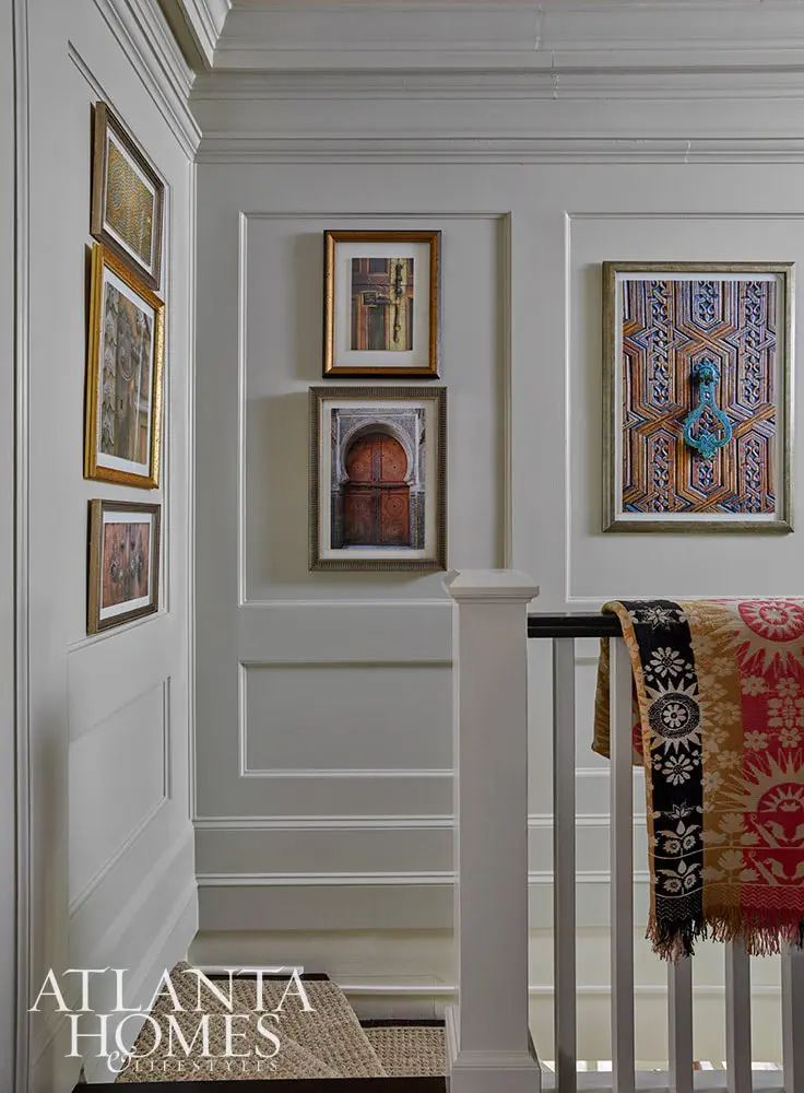 The house of architect Robert Norris of Spitzmiller and Norris architects photographed by Emily Followill and is utter perfection. Love the architecture in this space and the beautiful wall color