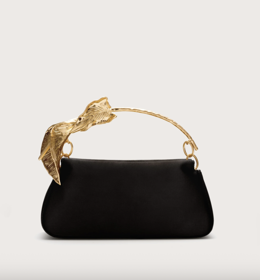 Cult Gaia Calla top handle bag structured leather luxury handbag